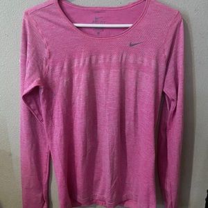 Womens Seamless Nike Bright Pink Long sleeve size medium